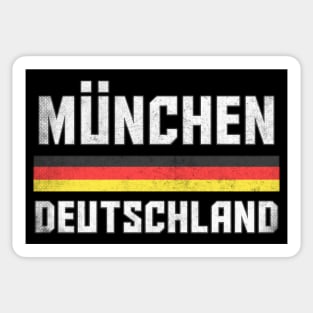 Munich / Germany Faded Style Region Design Sticker